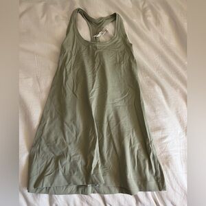 Sage green lululemon nulu racerback tank